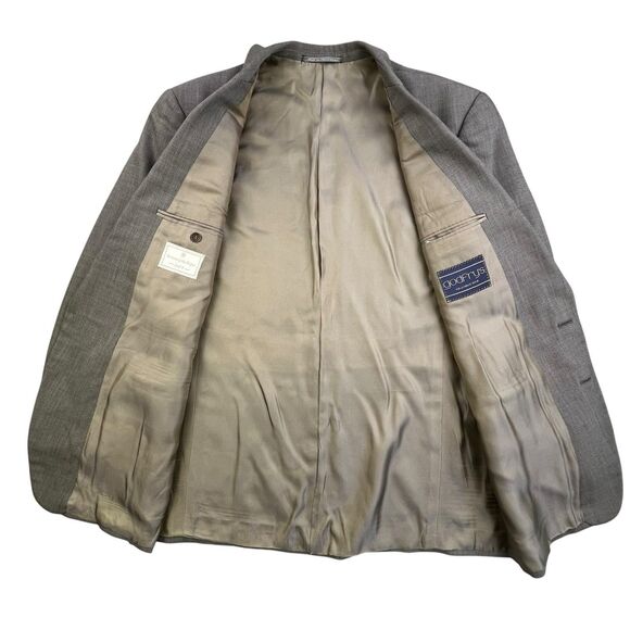 Ermenegildo Zegna Soft Blazer Men 46R Wool 2 Button Tweed Sport Coat Jacket - Picture 8 of 15